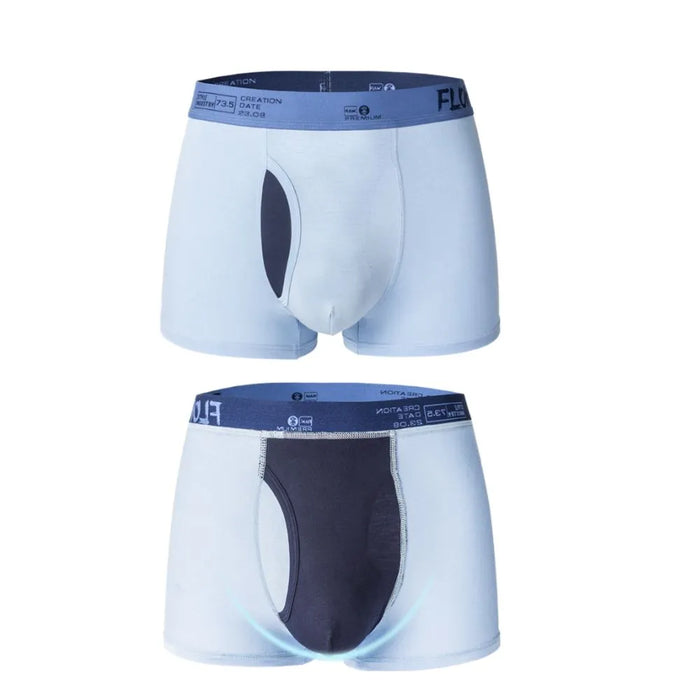 FINAL SALE -(4 pack) Men's Modal Trunks with Fly - JEWYEE KP8101