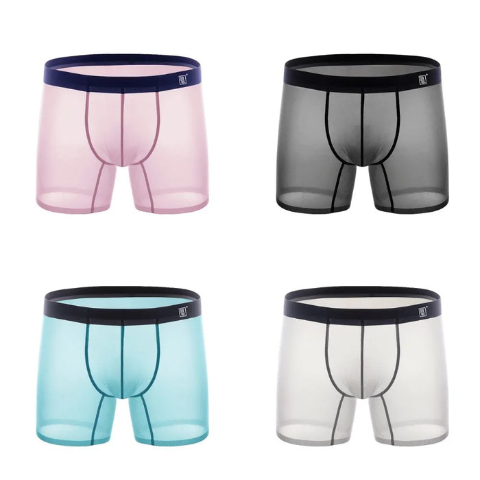 Jewyee's Ultra thin ice silk men's boxer briefs