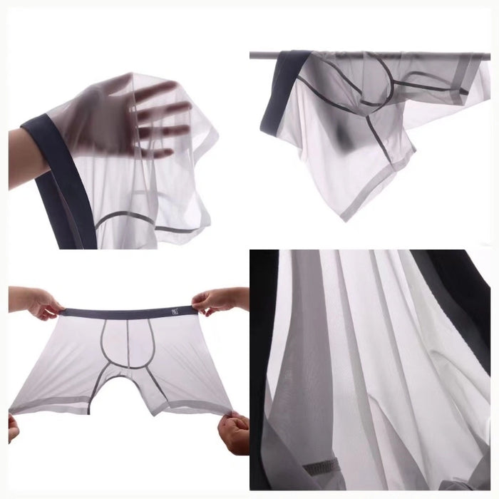 Jewyee's Ultra thin ice silk men's boxer briefs