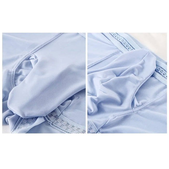 4-Pack Elephant's Trunk Super Thin Ice Silk Underpants for Men JEWYEE FL 1055
