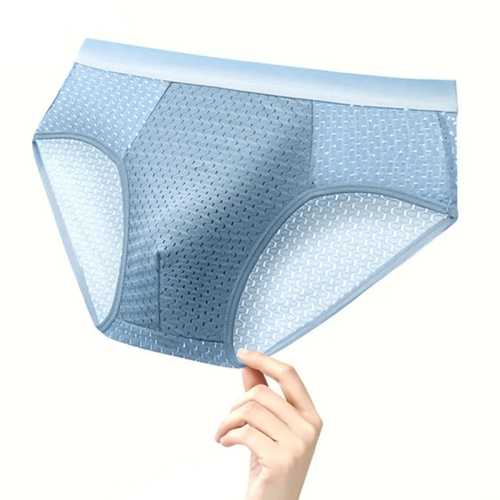 FINAL SALE - 3-Pack Men's Ice Silk Mesh Briefs JEWYEE NJR 893