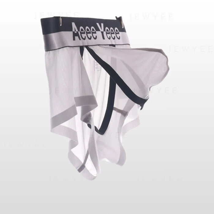 JEWYEE Men's Openable pouch Ultra Thin Ice Silk Underpants.JEWYEE mens underwear No-Chafe Underwear Men's Ice Silk Underpants Ultra Thin Men's Underwear Breathable Men's Underwear Moisture-Wicking Men's Underwear Comfortable Men's Underwear Anti-Chafing Men's Underwear Cooling Men's Underwear Ergonomic Men's Underwear