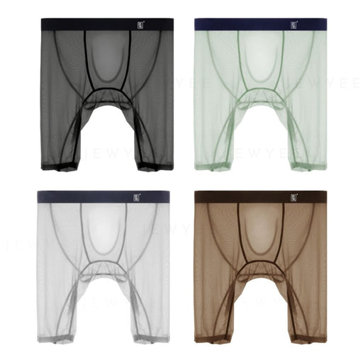 JEWYEE mens underwear. Ultra thin ice silk. Feels as good as nothing. No-chafe seamless pouch.