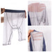 JEWYEE mens underwear. Ultra thin ice silk. Feels as good as nothing. No-chafe seamless pouch.