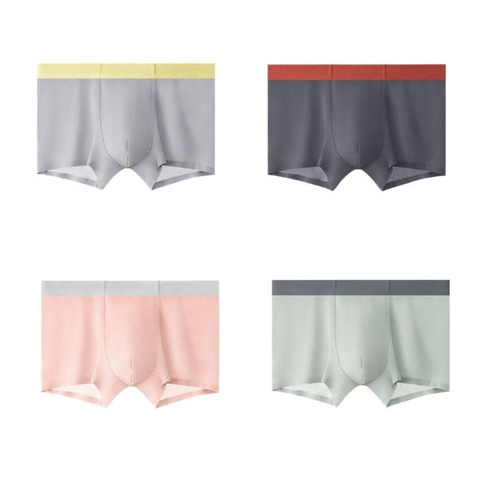 FINAL SALE -Men's Ultra Thin Ice Silk Underpants (4 Pack) - JEWYEE 2008
