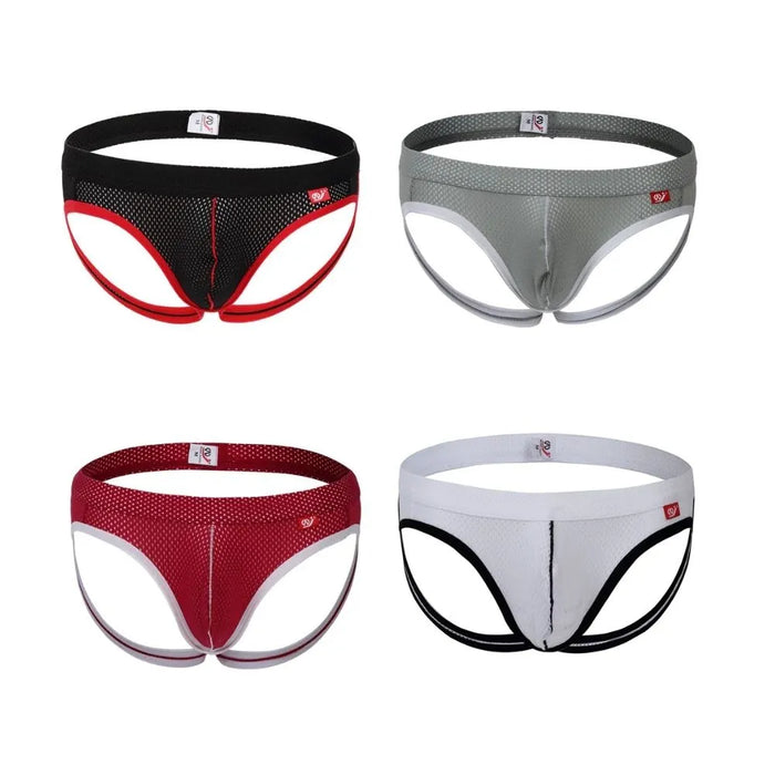 JEWYEE Men's underwear. men's Mesh Jockstraps.