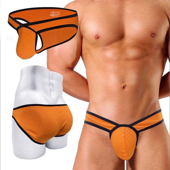 FINAL SALE -  (3-Pack) Men's Cotton Briefs with Spacious Pouch- Jewyee 7205