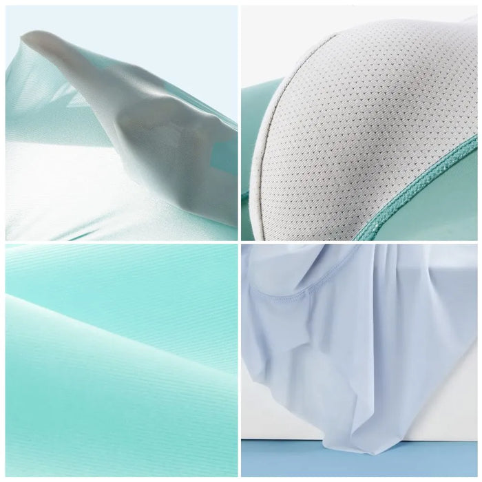 FINAL SALE - Up To Size XXL- Men's Ultra Thin Ice Silk Trunks (4 Pack) - JEWYEE WL 9519