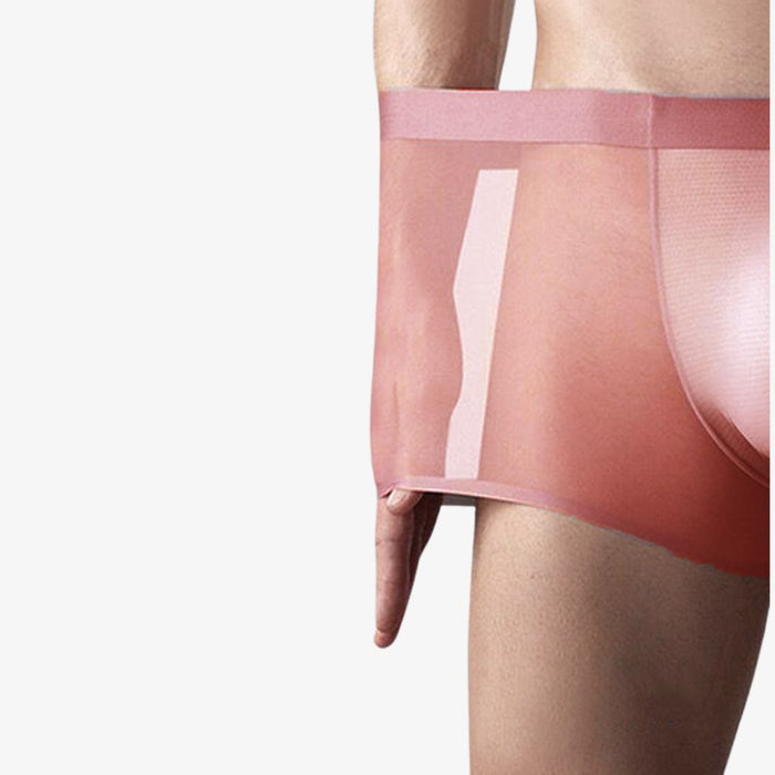 FINAL SALE - Men's Ultra Thin Ice Silk Underpants (4-Pack) - JEWYEE - ZJ026