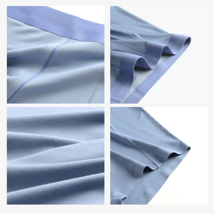 FINAL SALE -  (4 pack) No-Chafe Pouch - Men's Modal Trunks (4 pack) - JEWYEE M22