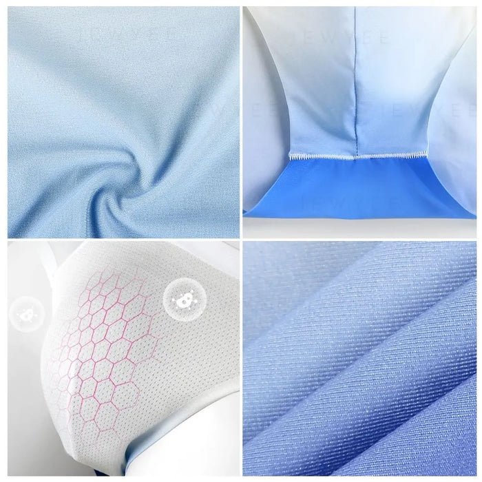 FINAL SALE - 4Pack - Men's Ultra-Thin Gradient Color Ice silk Briefs   JEWYEE B357