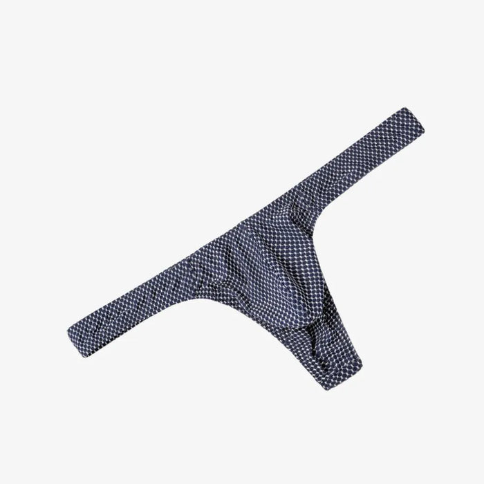 FINAL SALE - Men's 3D Pouch Honey Comb Pattern Thongs (4-Pack) JEWYEE B703