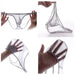 JEWYEE MENS see through UNDERWEAR. Ultra thin ice silk briefs. Transparent as stockings. Seamless. Silk feeling.  Featherlight. 4-Way stretch. Moisture wicking. Fast Dry. Low-rise.