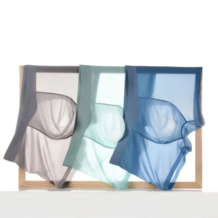 5-Pack Men's Ultra Thin Ice Silk Underpants  - JEWYEE 9008