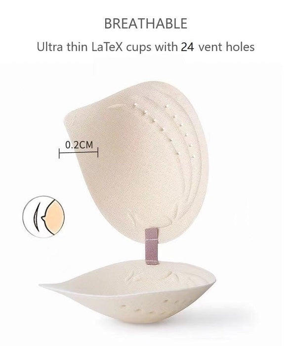 FINAL SALE - Ultra Thin Ice Silk Seamless Invisible Bra JEWYEE 704