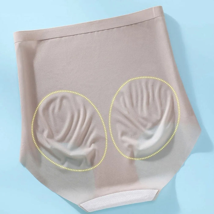 FINAL SALE - Women's Tummy-Control Ultra Thin Ice Silk Panties  (3-PACK) JEWYEE 2239