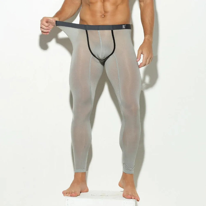 JEWYEE MENS  breathable ICE SILK leggings feels fantastic next to skin and has plenty of stretch for greater comfort while working out.Silky fabric reduces chafing between thighs.Spacious 3d pouch provides enough support.