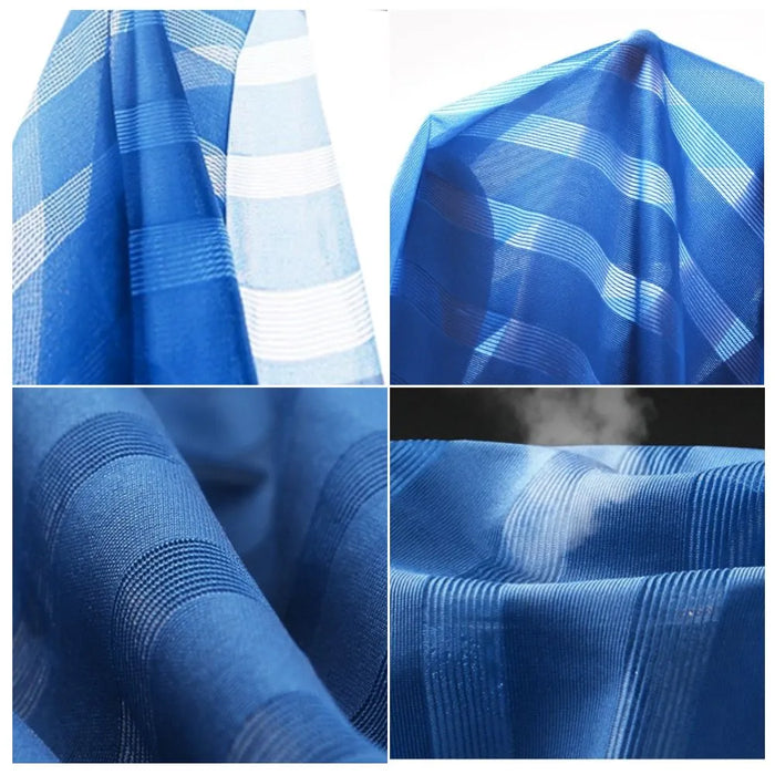 FINAL SALE - Men's Striped Ice Silk Seamless Tank Top (3-pack)- JEWYEE KM053