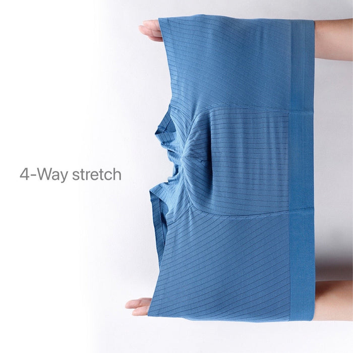 FINAL SALE - (4-Pack) Men's Striped Super Soft Modal Underpants  JEWYEE 1910
