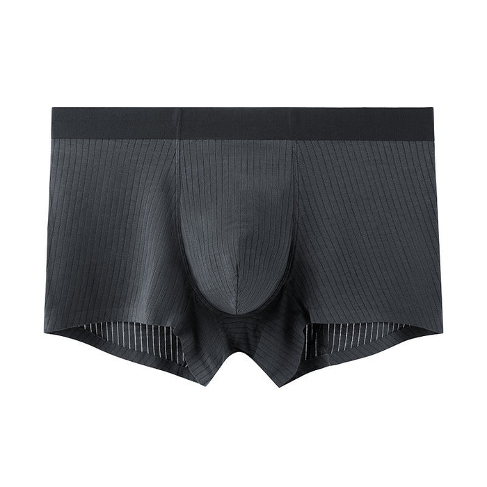 FINAL SALE - (4-Pack) Men's Striped Super Soft Modal Underpants  JEWYEE 1910