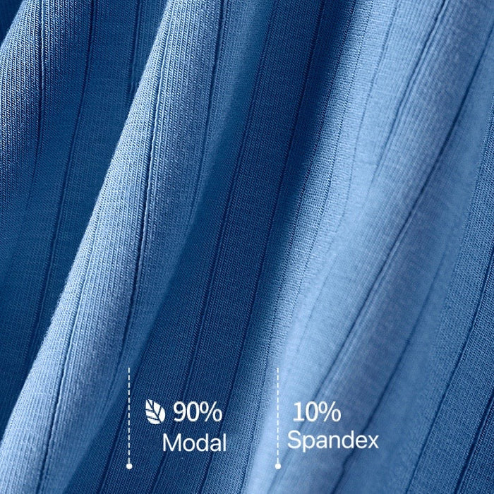 FINAL SALE - (4-Pack) Men's Striped Super Soft Modal Underpants  JEWYEE 1910