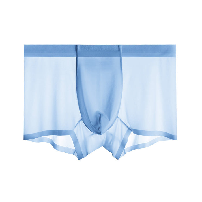 FINAL SALE - (4-Pack) Men's Ultra Thin 3D Pouch Ice Silk Underpants -JEWYEE 2126