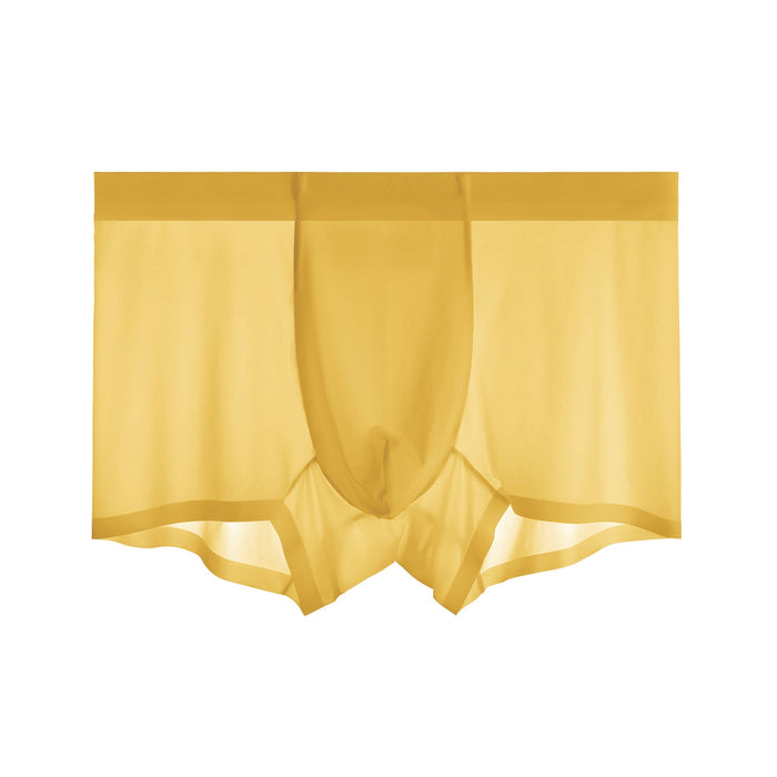 FINAL SALE - (4-Pack) Men's Ultra Thin 3D Pouch Ice Silk Underpants -JEWYEE 2126