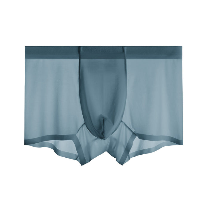 FINAL SALE - (4-Pack) Men's Ultra Thin 3D Pouch Ice Silk Underpants -JEWYEE 2126