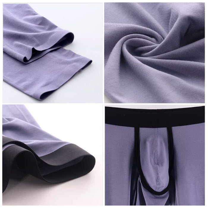 JEWYEE MENS LONG JOHN. Ultra thin modal thermal leggings is  feels fantastic next to skin and has plenty of stretch for greater comfort while working out.