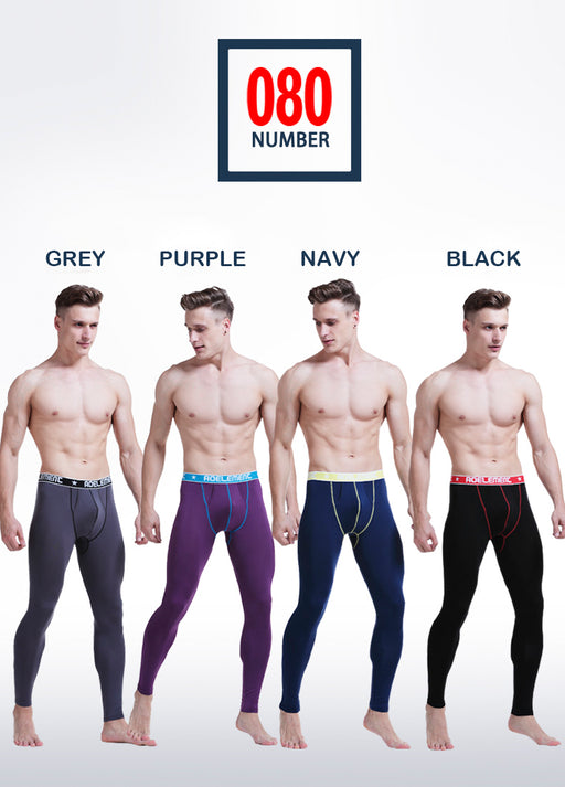 Dual-Pouch Long Johns for Men 