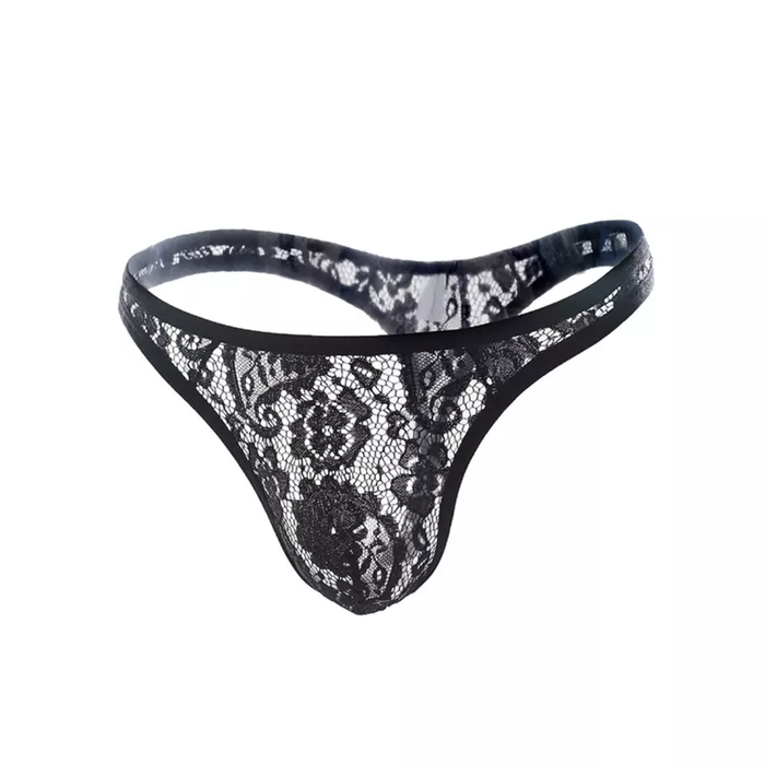  JEWYEE gift idea of Men’s sexy underwear. JEWYEE mens See-Through lace thong underwear. 3D pouch thongs for men.. Featherlight. Moisture wicking. Fast dry , super comfort . Mens pouch underwear.